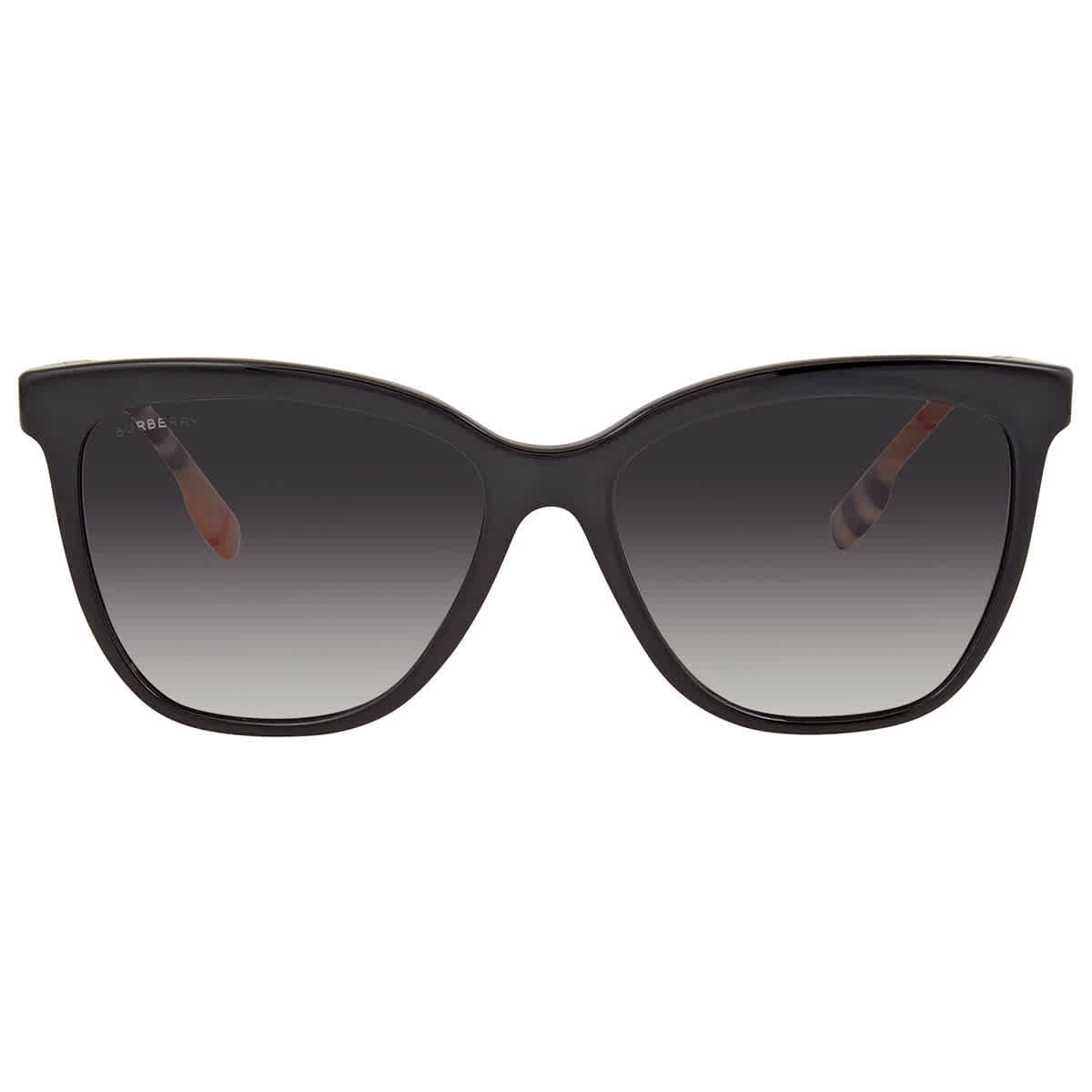 Burberry Polarized Grey Gradient Cat Eye Ladies Sunglasses BE4308