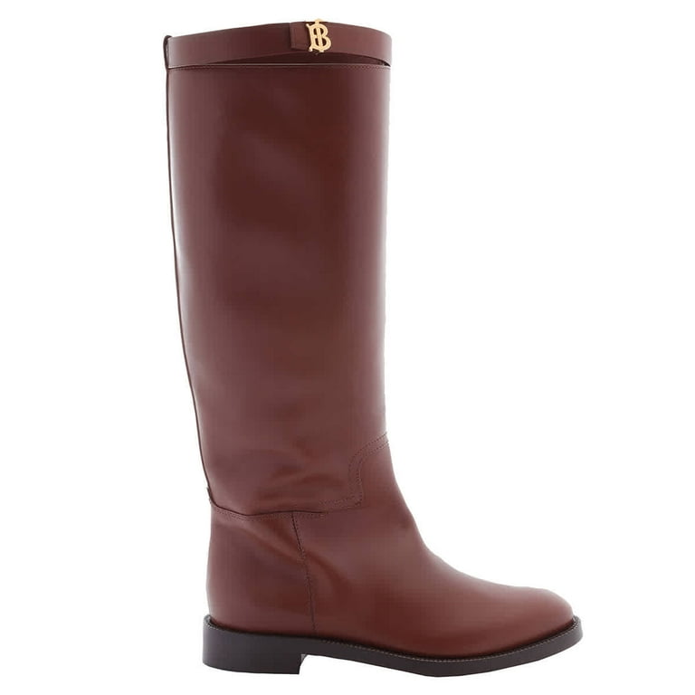 Burberry Redgrave Flat Knee High Riding Boots Brand Size 38.5 US Size 8.5 Walmart
