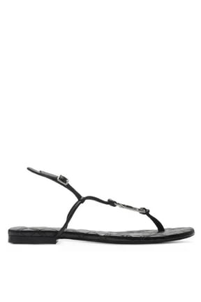 Ronda Leather Thong Sandals, Brand Size 37 ( US Size 7 )
