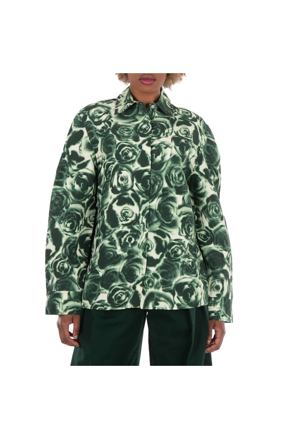 Rose Taffeta Blouse, Brand Size 4 ( US Size 2 )