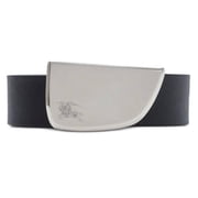 Burberry Shield Buckle Leather Belt, Size 120
