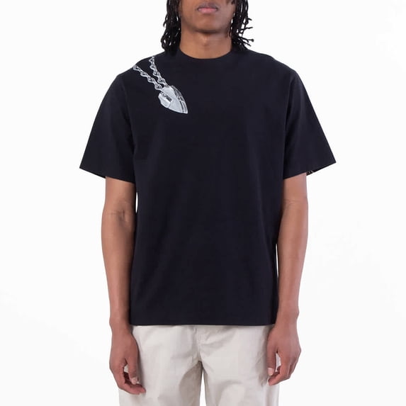 Burberry Shield Crewneck Cotton T-Shirt, Size Large