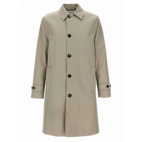 Burberry Single-Breasted Medium Car Coat (Men's)