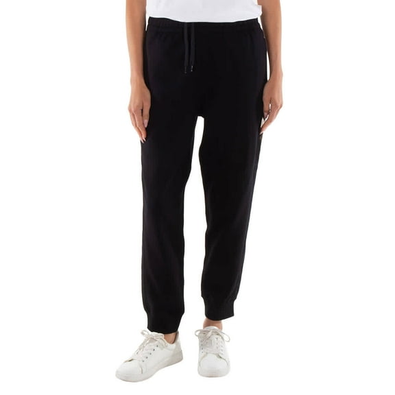 Burberry Stephan Check Trim Cotton Joggers, Size X-Large