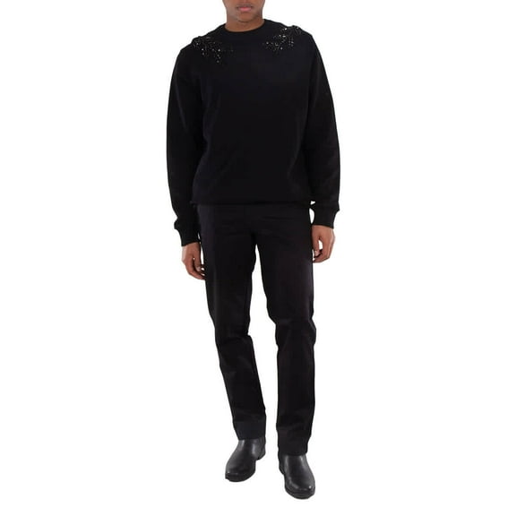 Burberry Straight-Leg Cotton Trousers, Brand Size 48 (Waist Size 32.7")