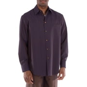 Burberry Striped Wool Button Down Shirt, Size Medium