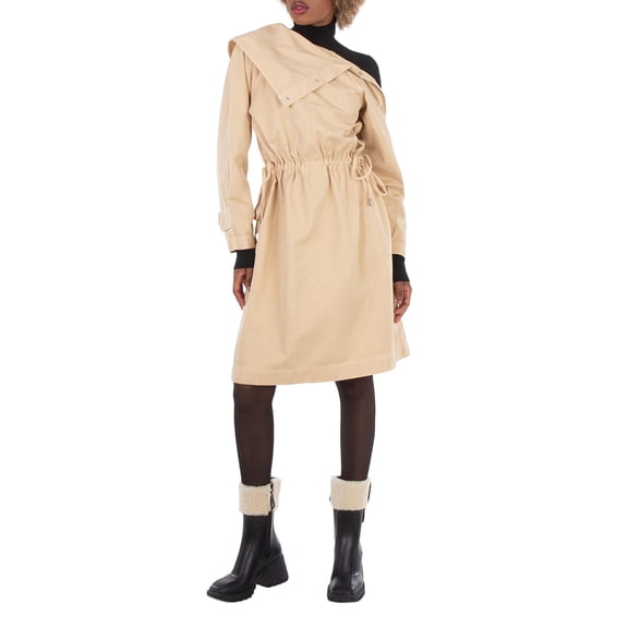 Burberry Stud-Detail Folded Midi Dress, Brand Size 2 ( US Size 0 )