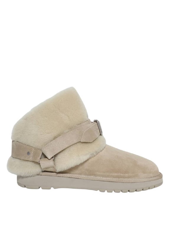 Suede And Shearling Chubby Boots, Brand Size 41 ( US Size 8 )