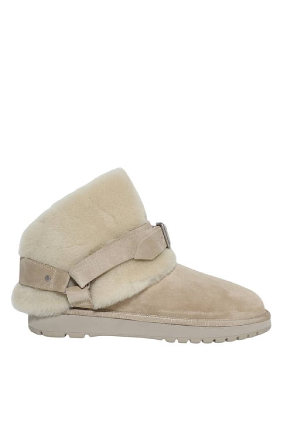 Suede And Shearling Chubby Boots, Brand Size 41 ( US Size 8 )