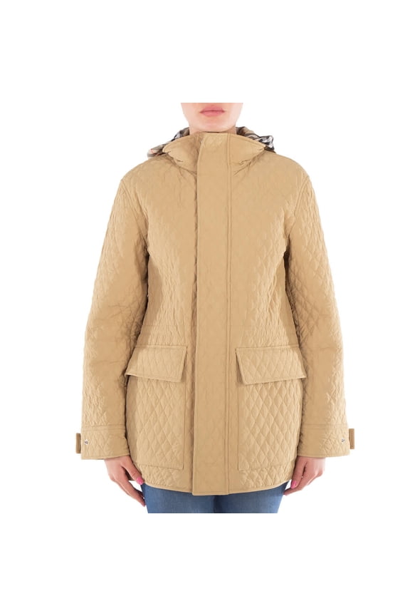 Technical "Check" Jacket – Beige (Women's)