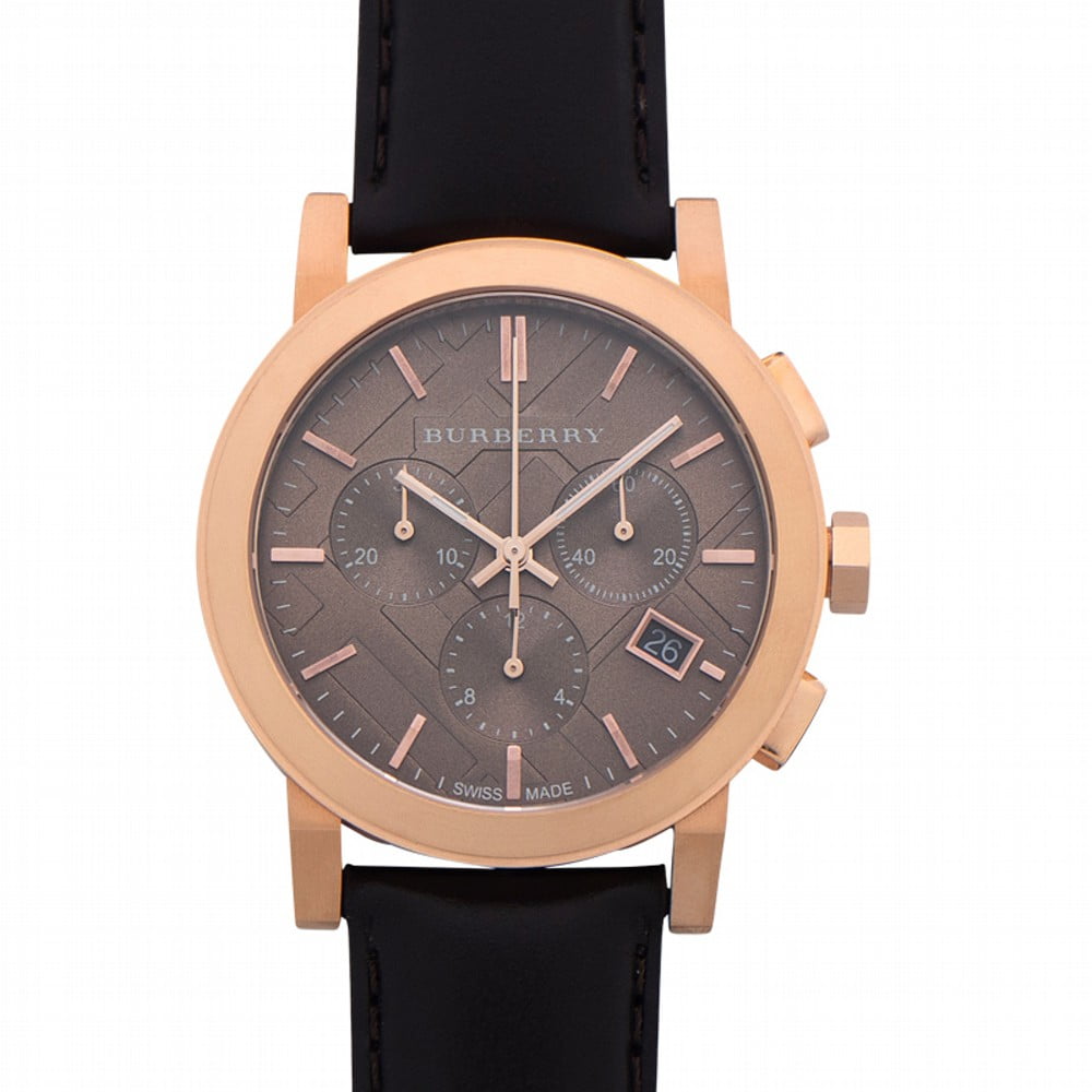Burberry The City Chocolate Leather Watch 38mm BU9755 Walmart
