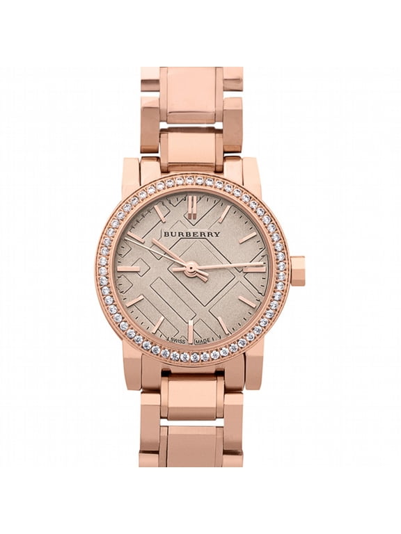 The City Diamonds Rose Dial Rose Gold-Tone Women's Quartz Watch BU9225