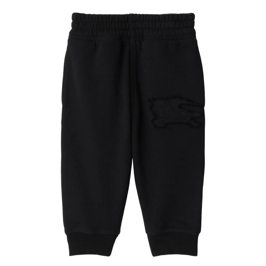 Burberry Toddler Equestrian Knight Applique Cotton Track Pants, Size 2Y