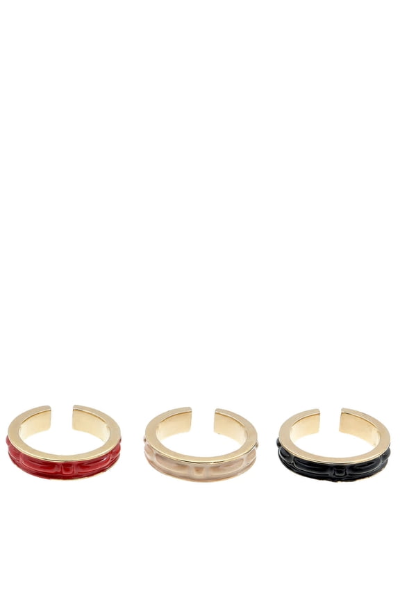 Trio Enamel Stackable Earrings