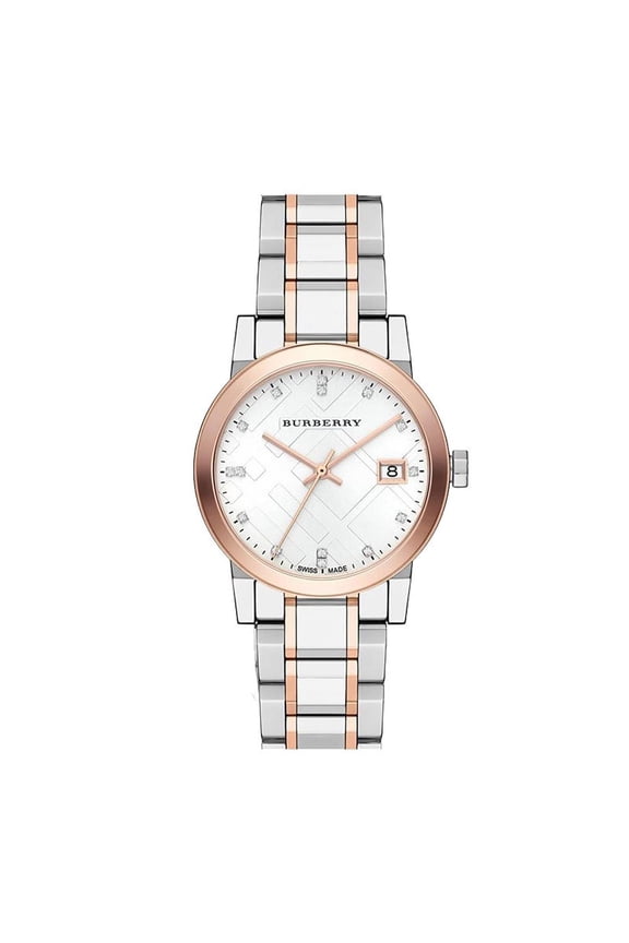 Unisex Classic Checked Analog Quartz 34mm Watch BU9127