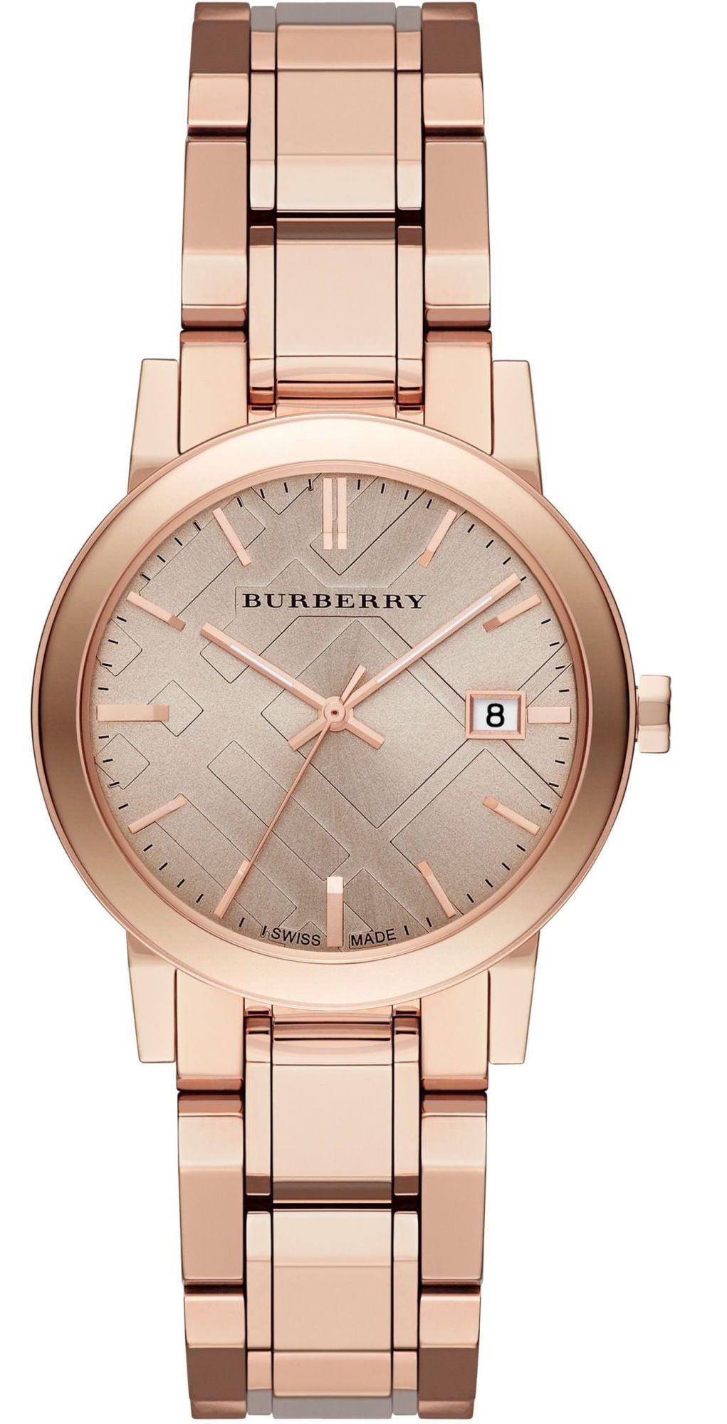 Burberry Ladies 34mm Stainless Steel Quartz Watch BU9144 with
