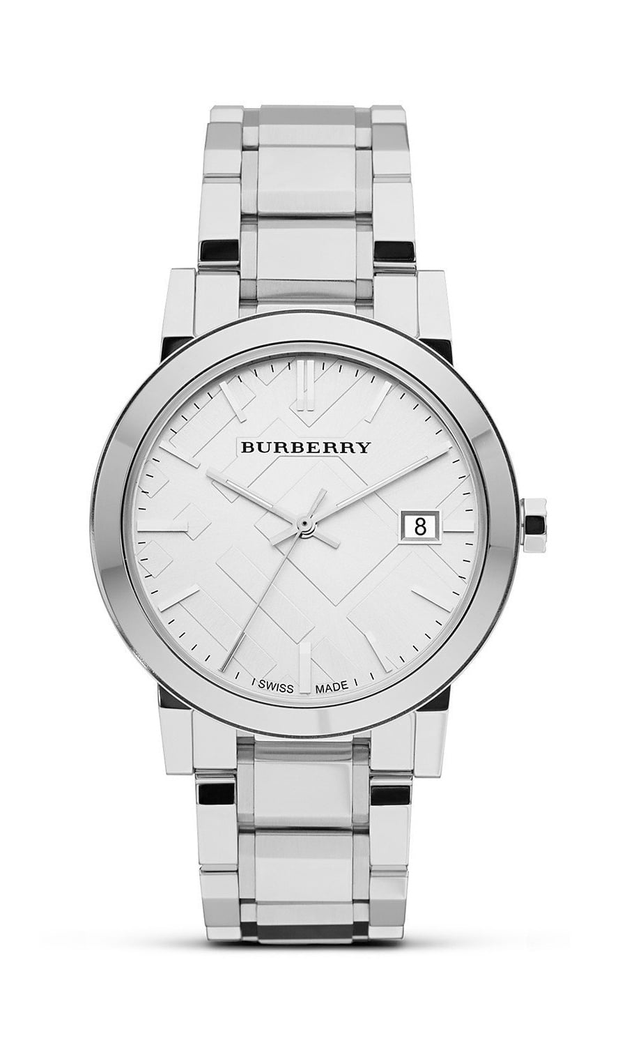 Burberry Ladies 34mm Stainless Steel Quartz Watch BU9144 with
