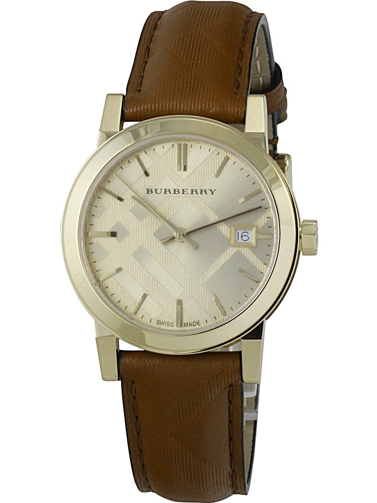 Burberry Unisex Classic Checked Analog Quartz 34mm Watch 