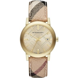 Burberry Unisex Classic Checked Analog Quartz 34mm Watch BU9118