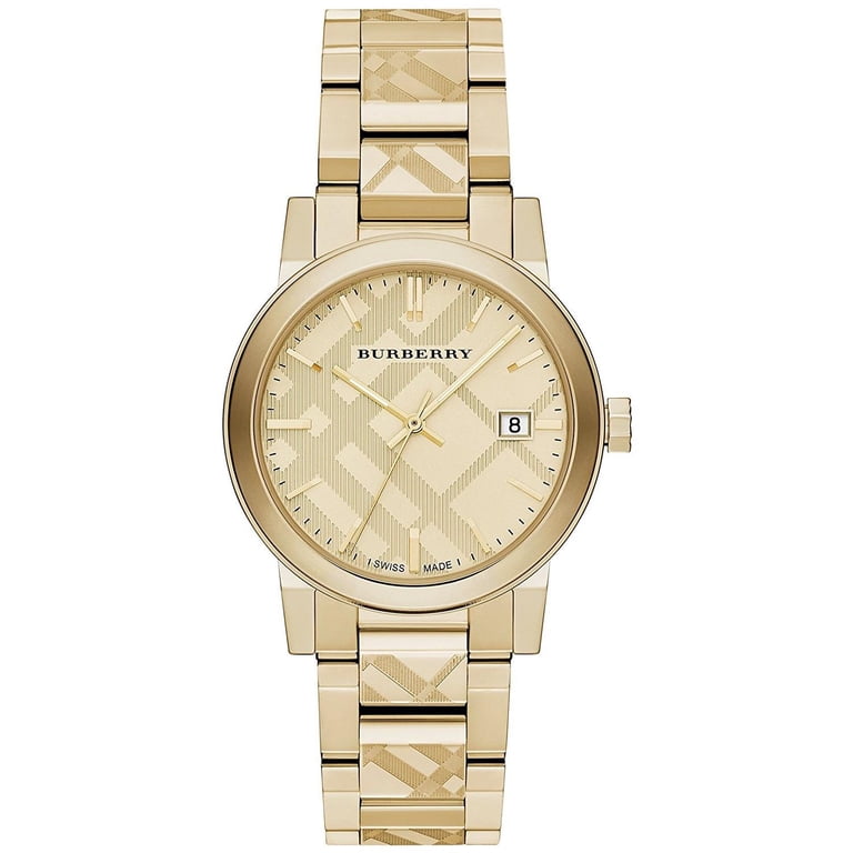 Burberry Designer Unisex Classic Checked 38mm Analog Quartz 