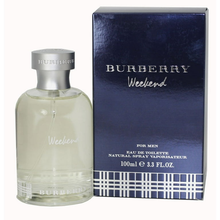 Burberry WEEKEND EDT Fragrance Perfume Spray for Men, 3.4 oz
