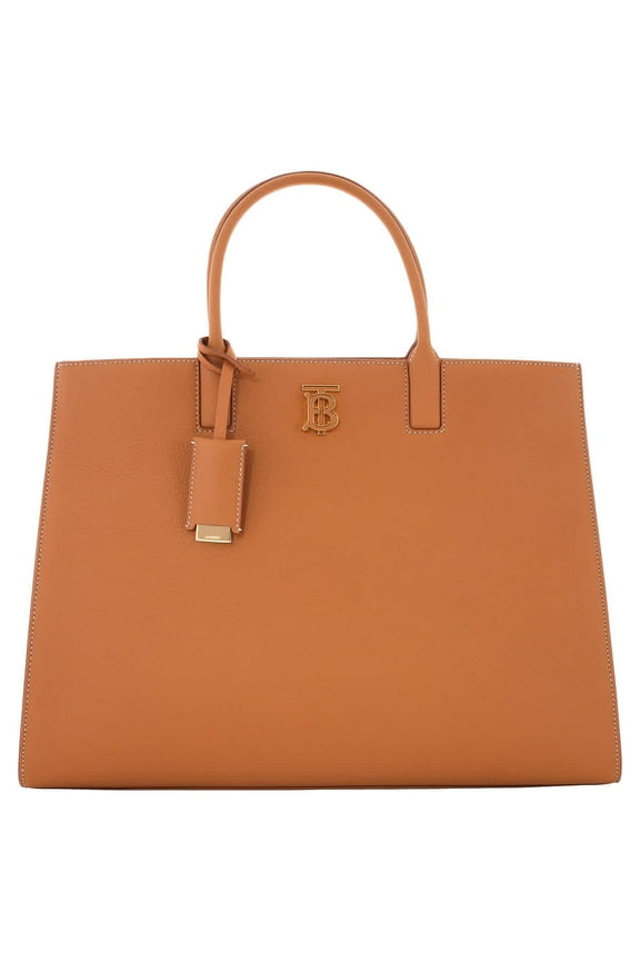 Warm Russet Brown Grainy Leather Medium Frances Bag