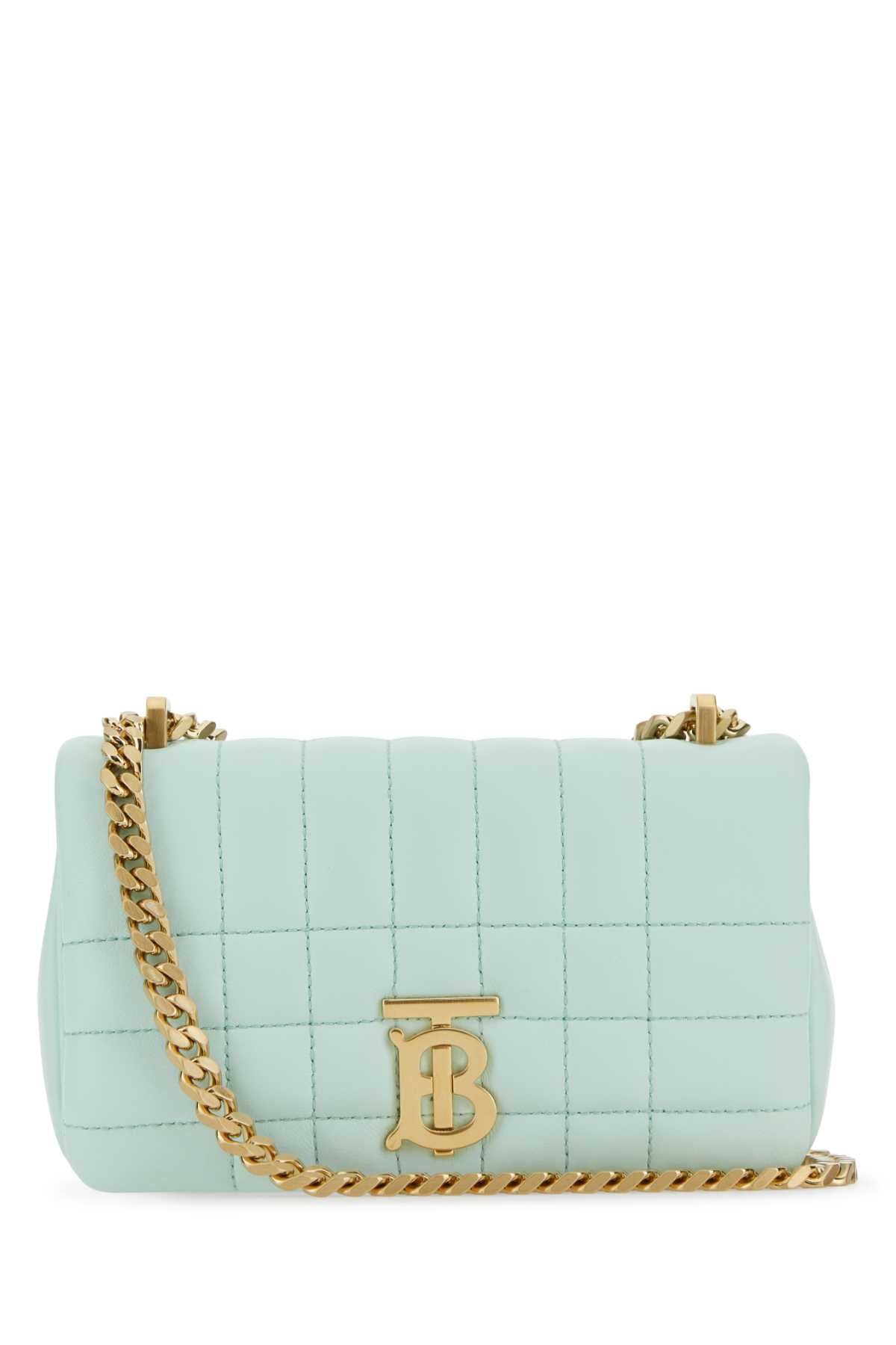 Quilted Leather Lola Card Case in Cool Sky Blue - Women | Burberry® Official