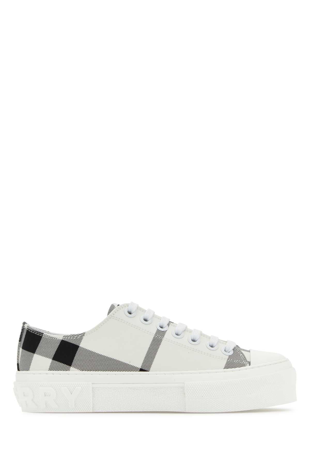 Burberry Woman Printed Canvas Sneakers Walmart