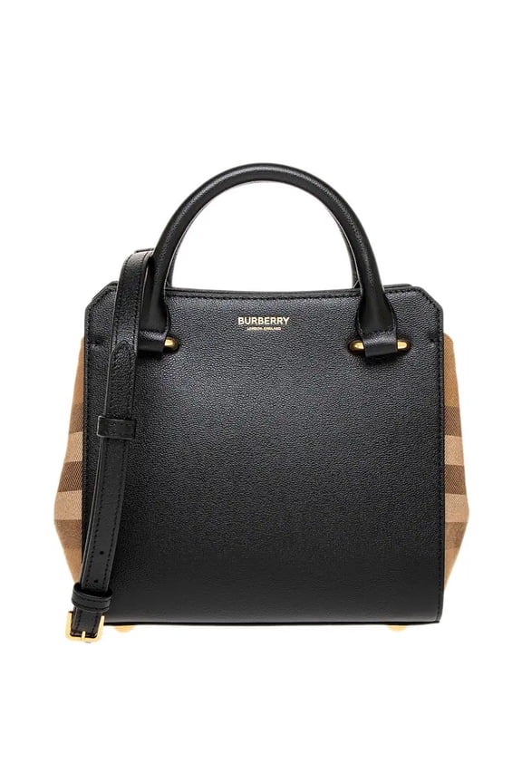 Women's Banwell Mini Leather Tote, Black