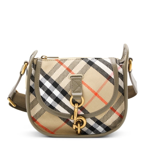 Burberry Women's Beige Cotton Crossbody Bag Neutrals