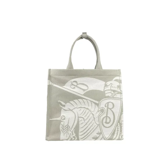 Burberry Women's Ekd Shopper Bag - Cotton - Beige Grey