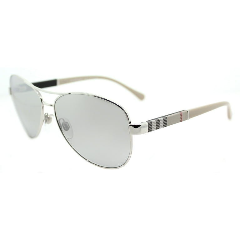 Burberry Women's Gradient BE3080-10056V-59 Silver Aviator