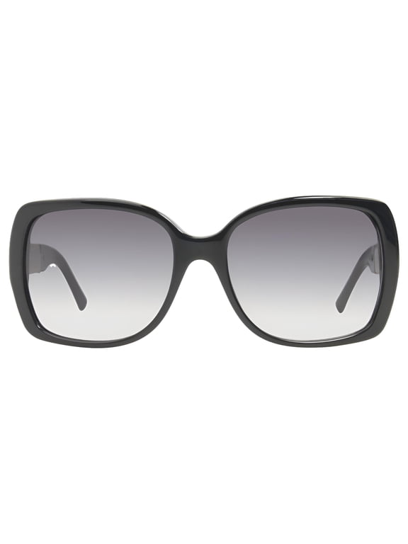 Women's Gradient BE4160-34338G-58 Black Square Sunglasses