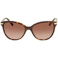 thumbnail image 1 of Burberry Women's Gradient BE4216-300213-57 Brown Oval Sunglasses, 1 of 6