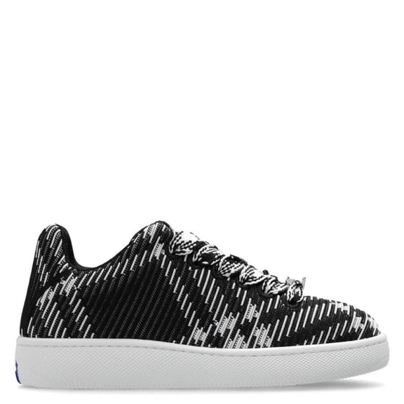 Burberry Lf Box Knit Sneakers - Synthetic - Black Black (Women's)
