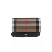 Burberry Burberry Small Leather Madison Crossbody Check Womens Bag