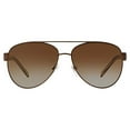 thumbnail image 1 of Burberry Women's Polarized BE3084-1212T5-57 Brown Aviator Sunglasses, 1 of 3