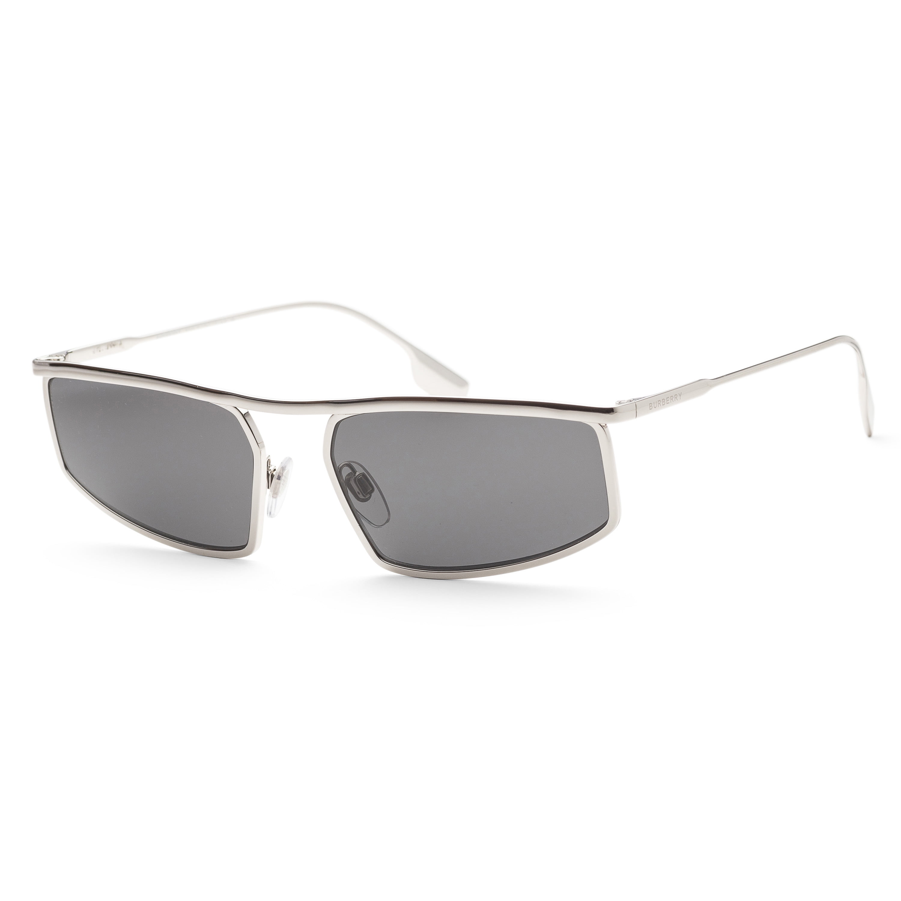 Burberry Women's Sunglasses 59mm Silver/Dark Grey