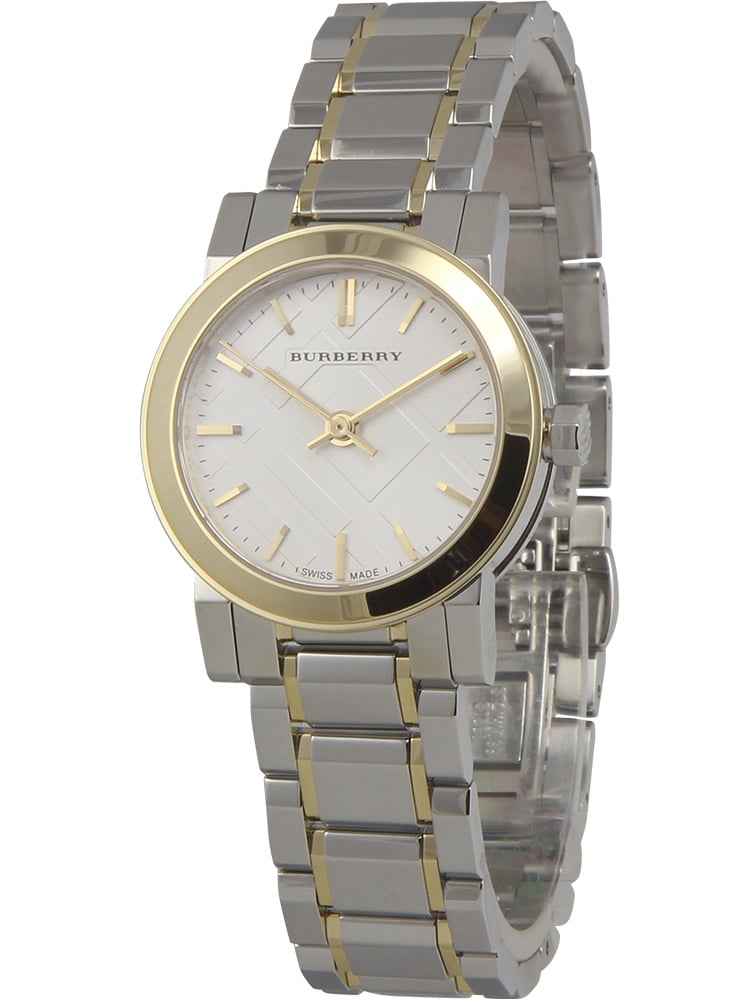 Burberry two tone womens watch sales