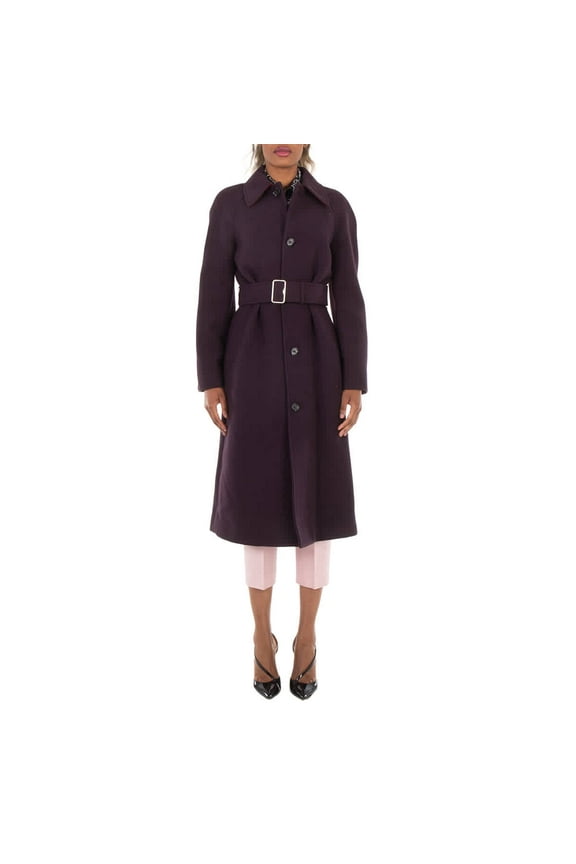 Wool Belted Coat, Brand Size 6 ( US Size 4 )