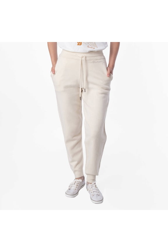 Wool Cashmere-Blend Jogging Pants, Size Small