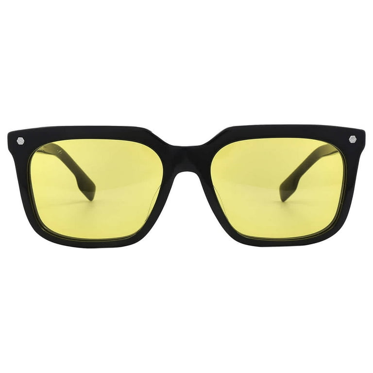 Burberry Yellow Square Men's Sunglasses BE4337F 300185 56 Burberry Yellow Square Men's Sunglasses BE4337F 300185 56