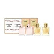 Burberry by Burberry for Women - 4 Pc Mini Gift Set 2 x 0.16oz Burberry Goddess EDP Spray Mini, 2 x 0.16oz Burberry Her EDP Spray Mini