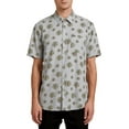 thumbnail image 1 of Burch Bloom Short Sleeve Shirt [Grey], 1 of 1