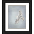 thumbnail image 1 of Burchett, PH 15x18 Black Ornate Wood Framed with Double Matting Museum Art Print Titled - Owl in Flight II, 1 of 4