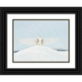 thumbnail image 1 of Burchett, PH 32x25 Black Ornate Wood Framed with Double Matting Museum Art Print Titled - Owl in Flight III, 1 of 4