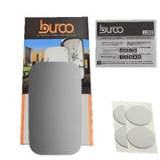 Burco 11A-2009 Driver or Passenger Upper Flat Replacement Mirror Glass Lens, Gasket Stlye Without Gasket, Compatible with International TerraStar 2010-2018