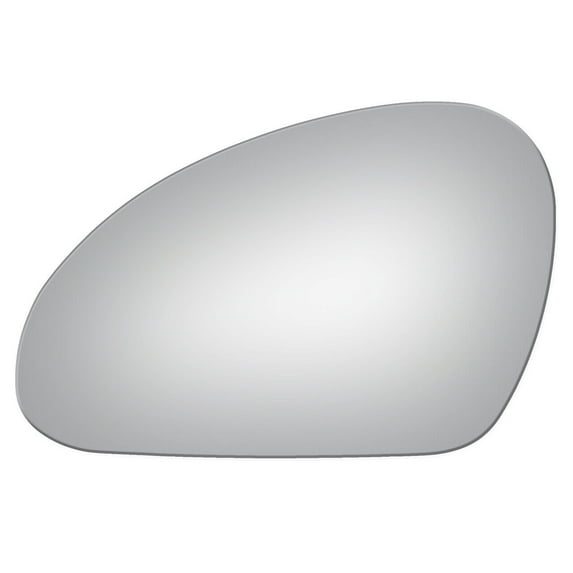 Burco 2663 Flat Driver Side Replacement Mirror Glass for 1997-2003 Ford Escort W/O Baking Plate