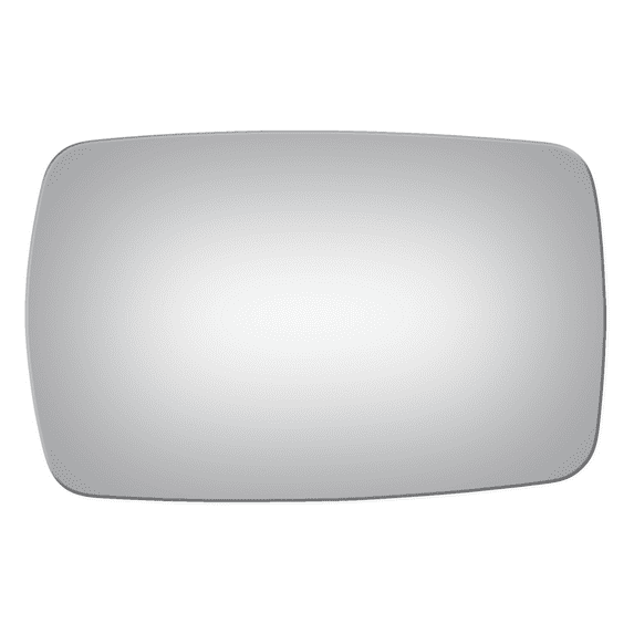 Burco 2812 Flat Driver or Passenger Side Replacement Mirror Glass For 1983-1991 Porsche 944 W/O Baking Plate