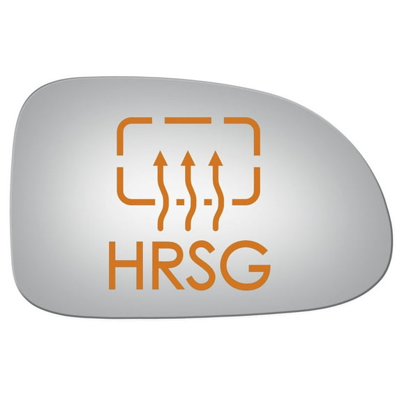 Burco 3238HRSG Passenger Side Convex Replacement Mirror Glass for Dodge Dakota